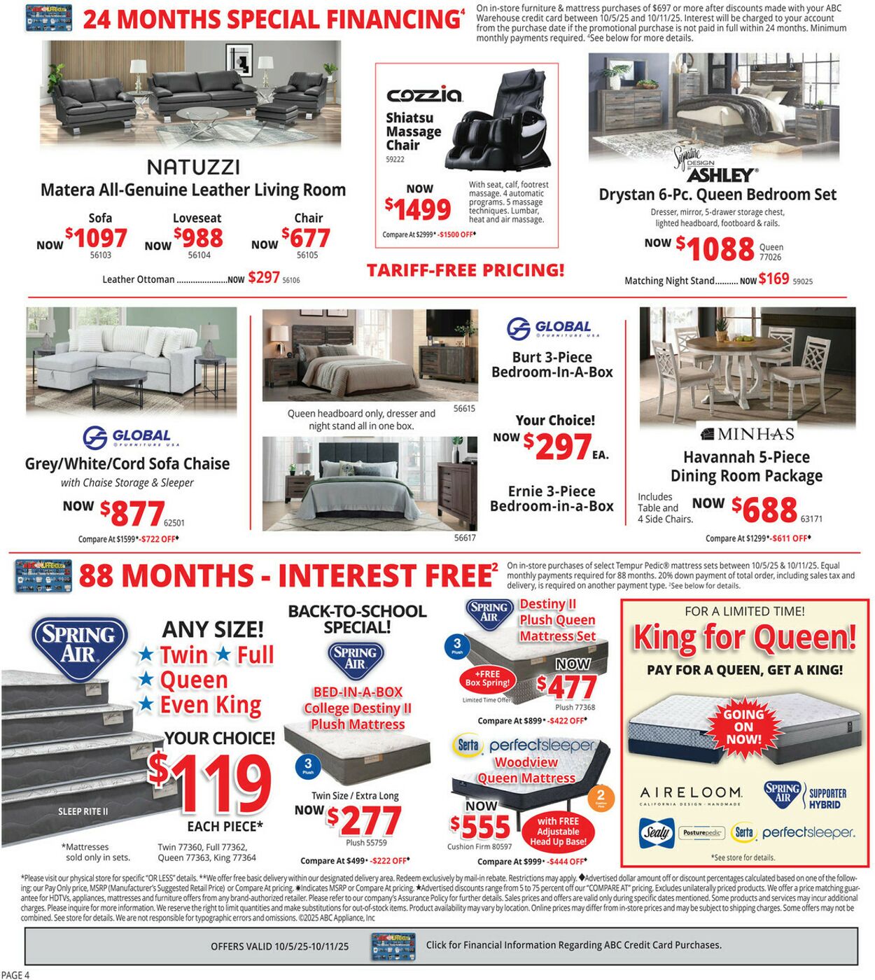 Catalogue ABC Warehouse from 10/05/2025