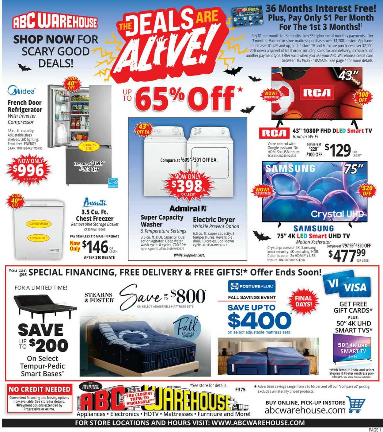 Catalogue ABC Warehouse from 10/19/2025