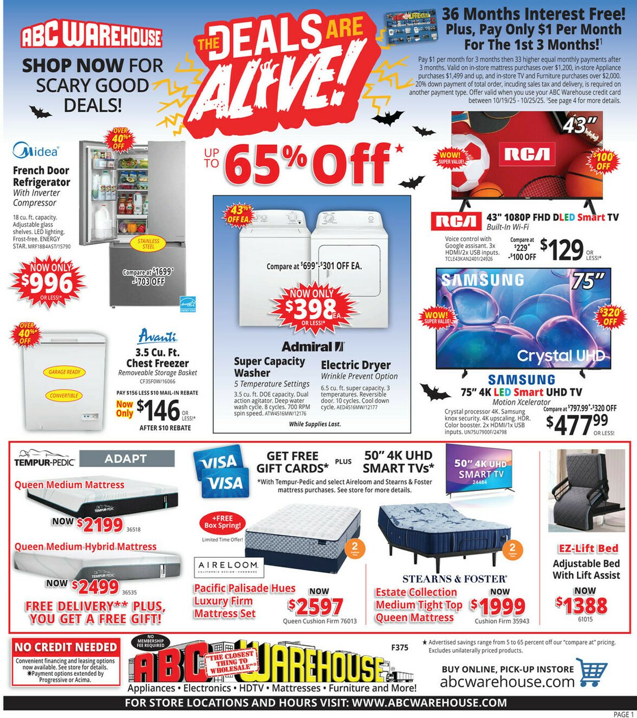 Catalogue ABC Warehouse from 10/19/2025
