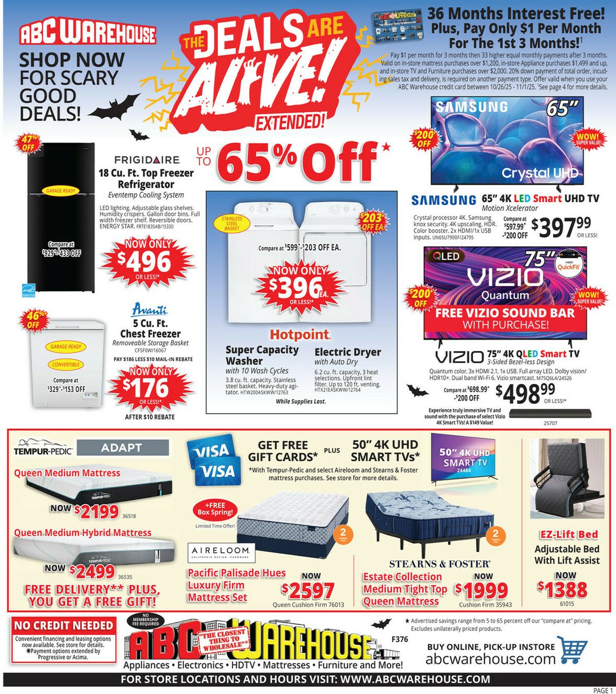 Catalogue ABC Warehouse from 10/26/2025