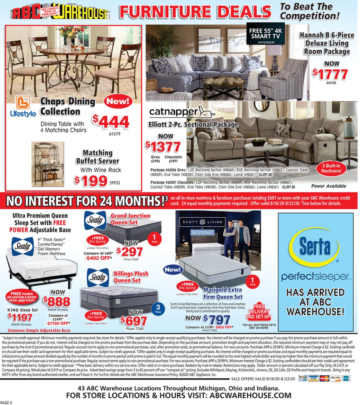 ABC Warehouse Current weekly ad 08/16 - 08/22/2020 [4 ...