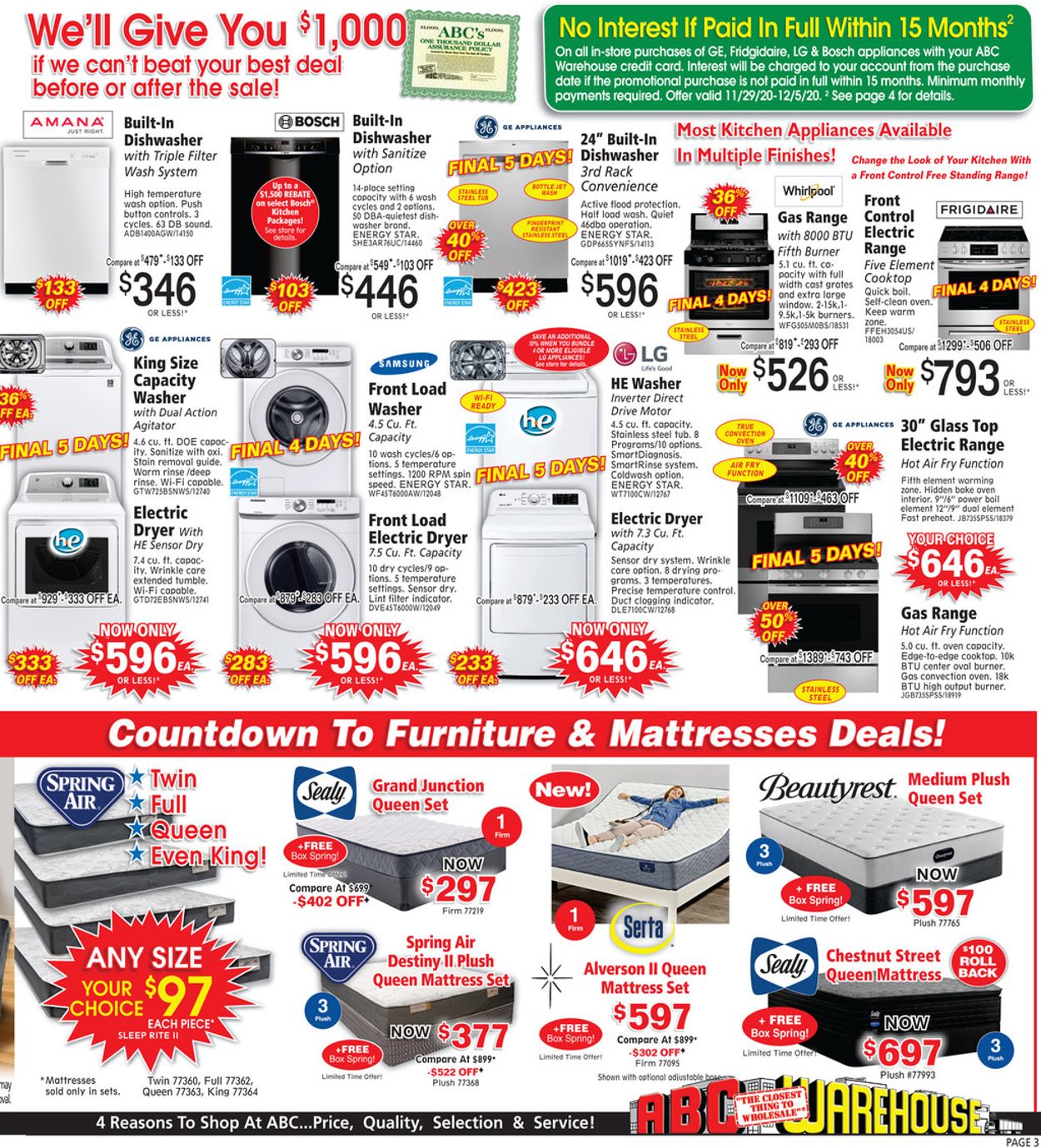 Catalogue ABC Warehouse - Cyber Monday 2020 from 11/29/2020