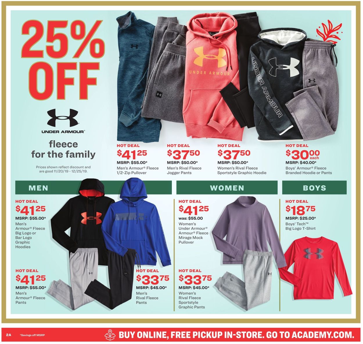 Catalogue Academy Sports from 11/18/2019