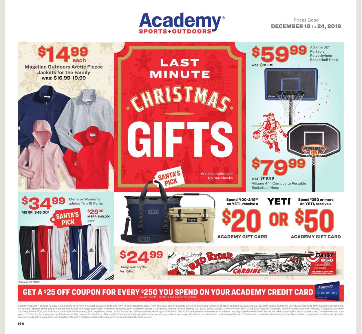Catalogue Academy Sports - Christmas Ad 2019 from 12/18/2019
