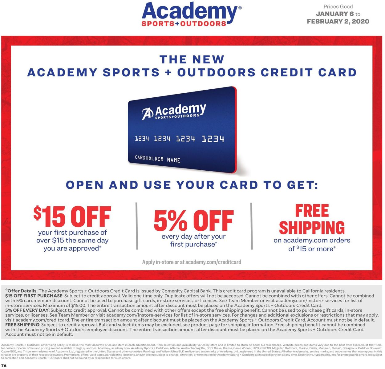 Catalogue Academy Sports from 01/06/2020