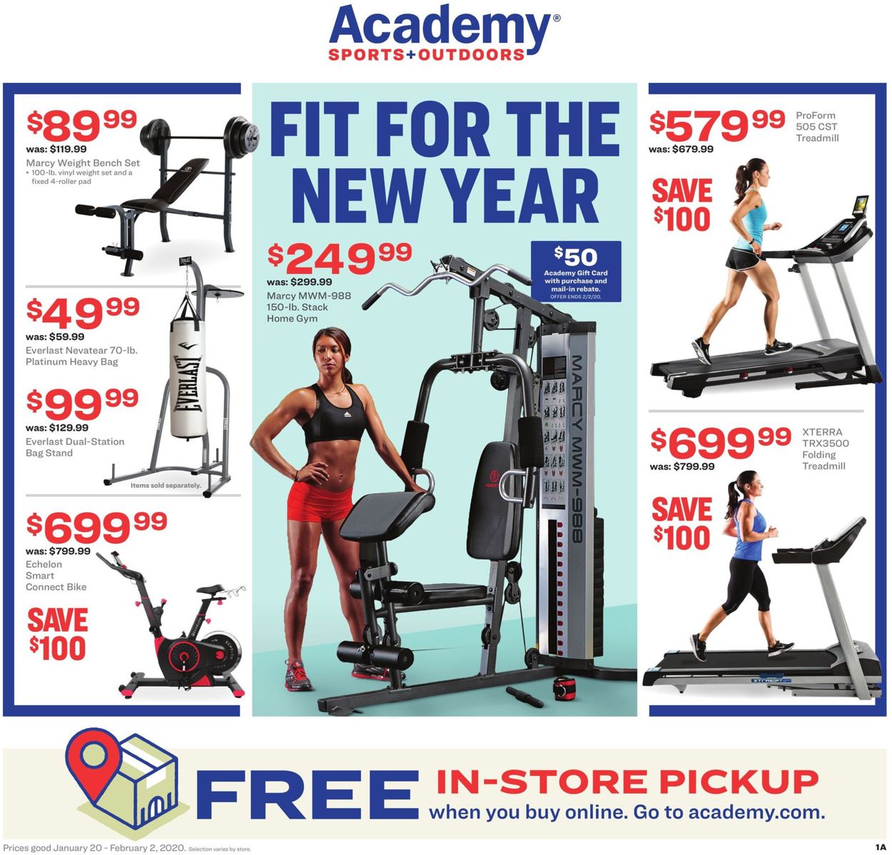 Catalogue Academy Sports from 01/20/2020