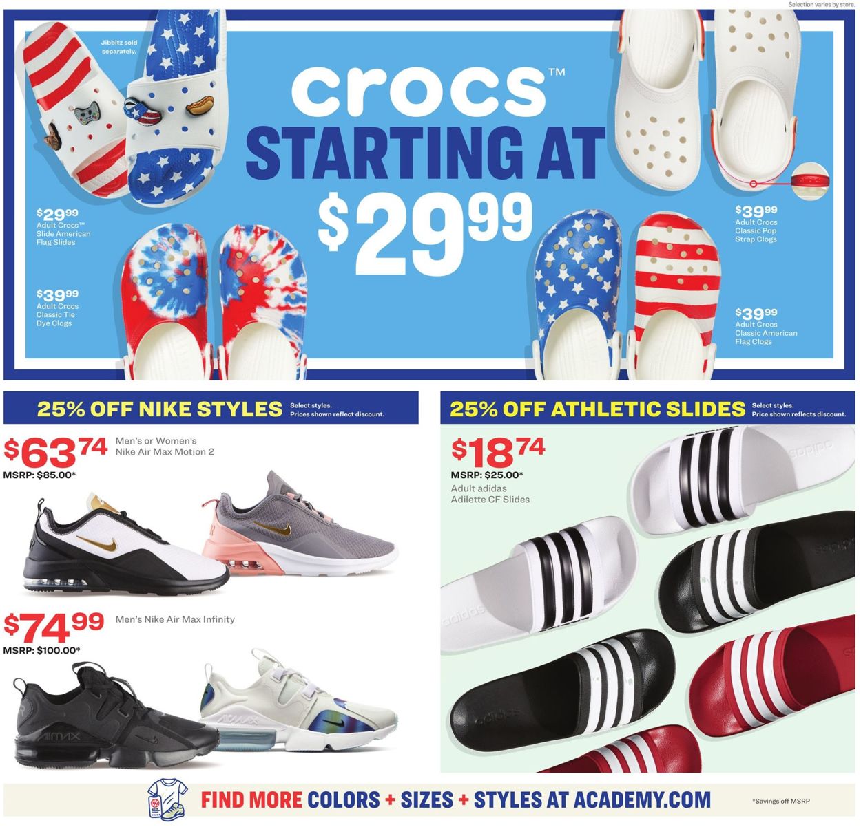american flag crocs academy