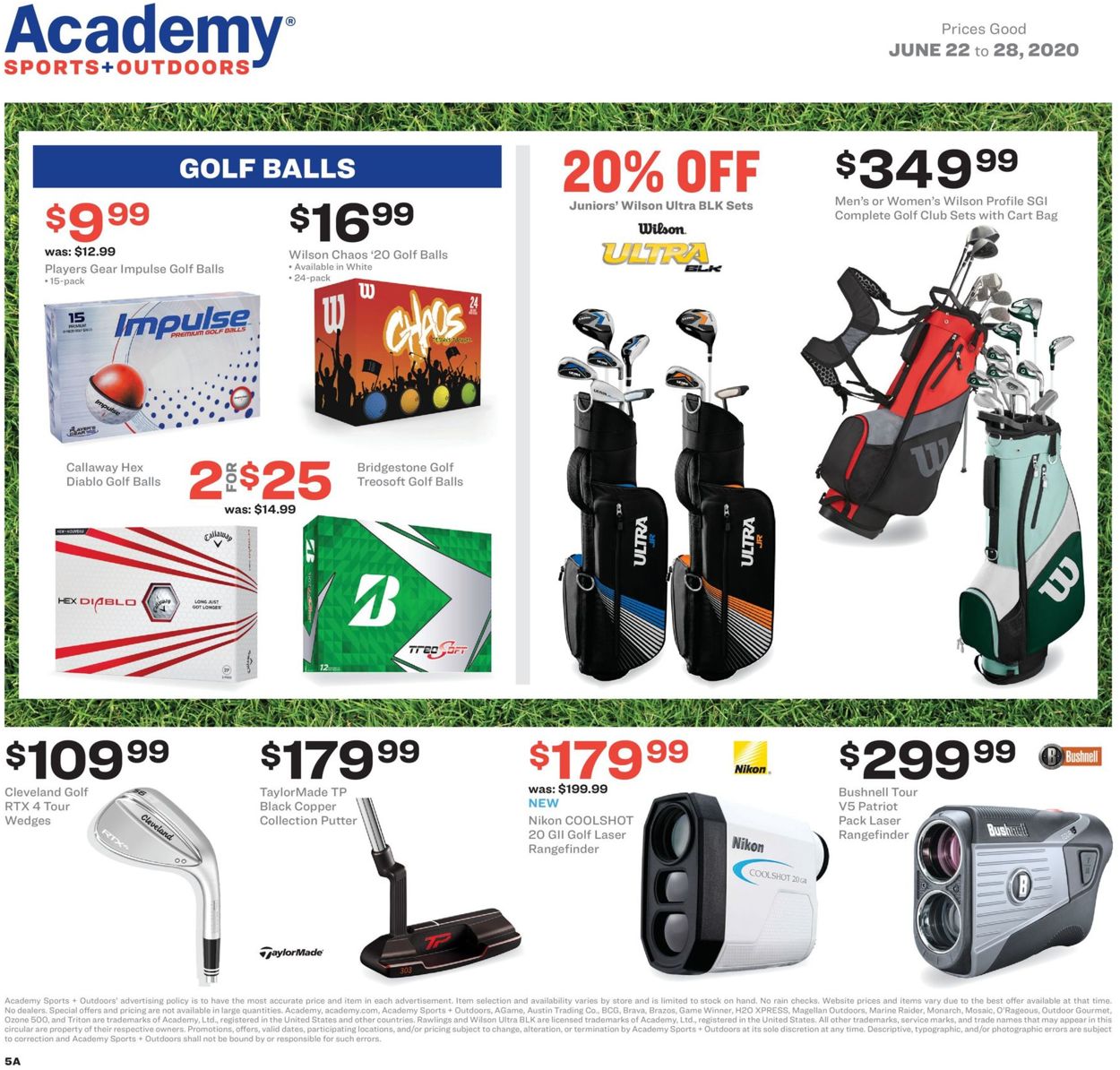 Catalogue Academy Sports from 06/22/2020