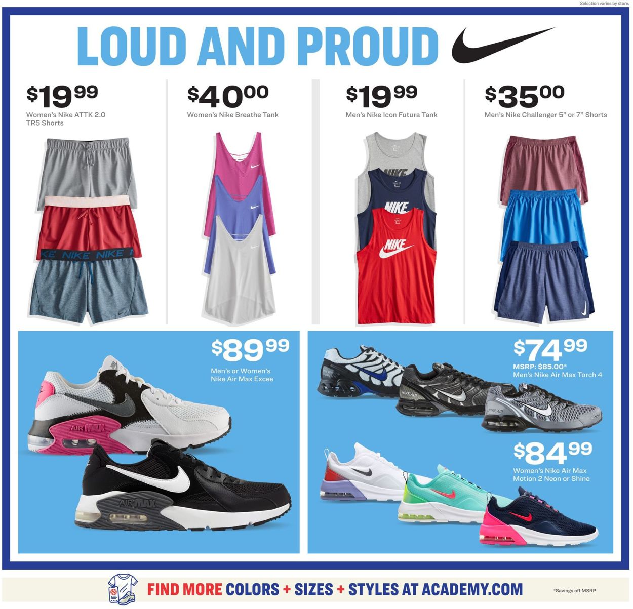 Catalogue Academy Sports from 06/29/2020