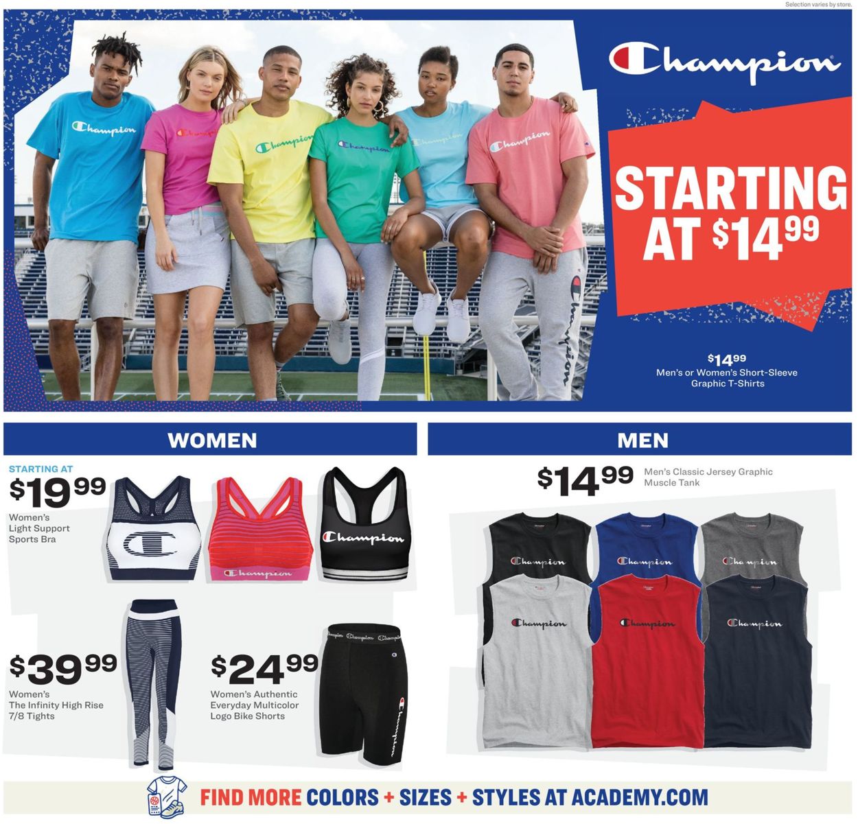 Catalogue Academy Sports from 07/13/2020