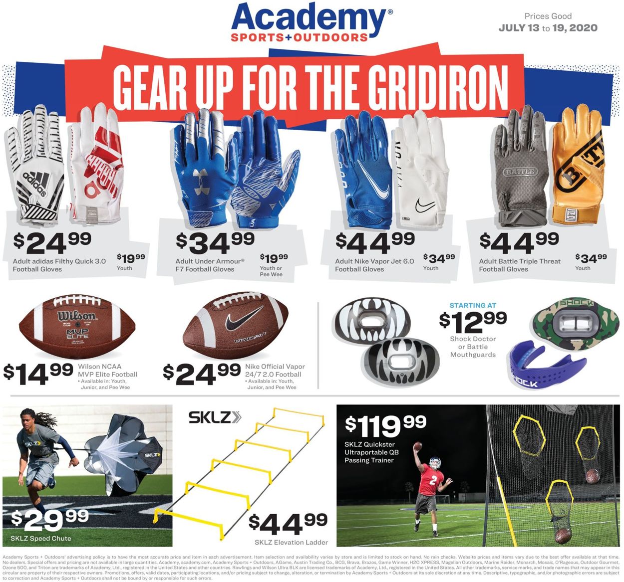 Catalogue Academy Sports from 07/13/2020