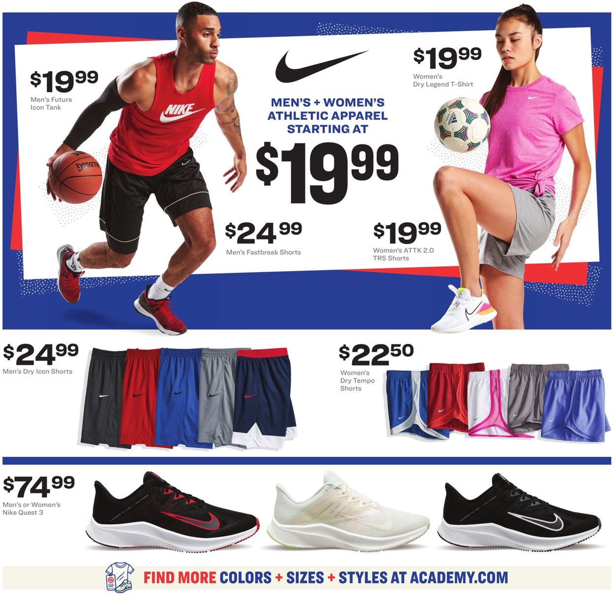 Catalogue Academy Sports from 07/20/2020