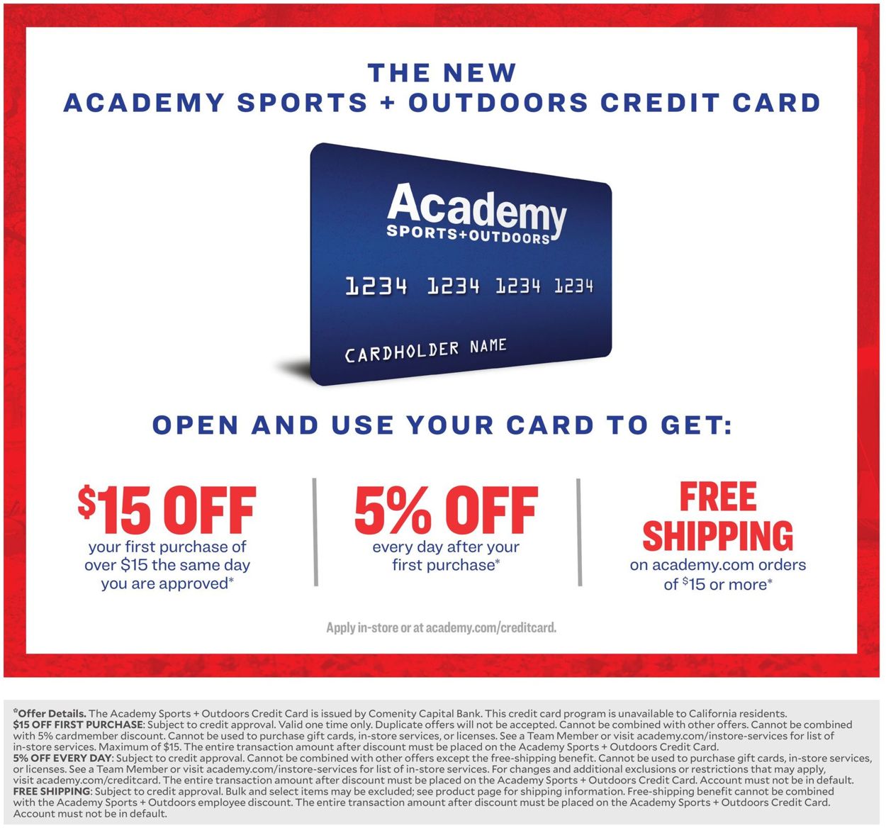 Catalogue Academy Sports from 08/24/2020