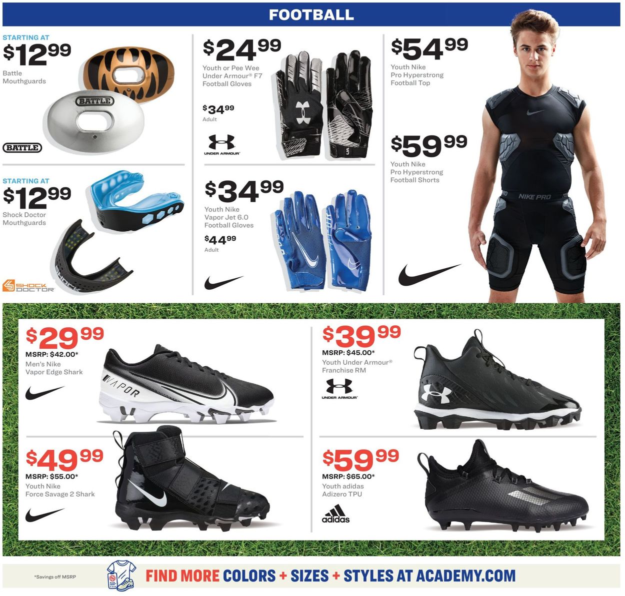 Catalogue Academy Sports from 08/30/2020
