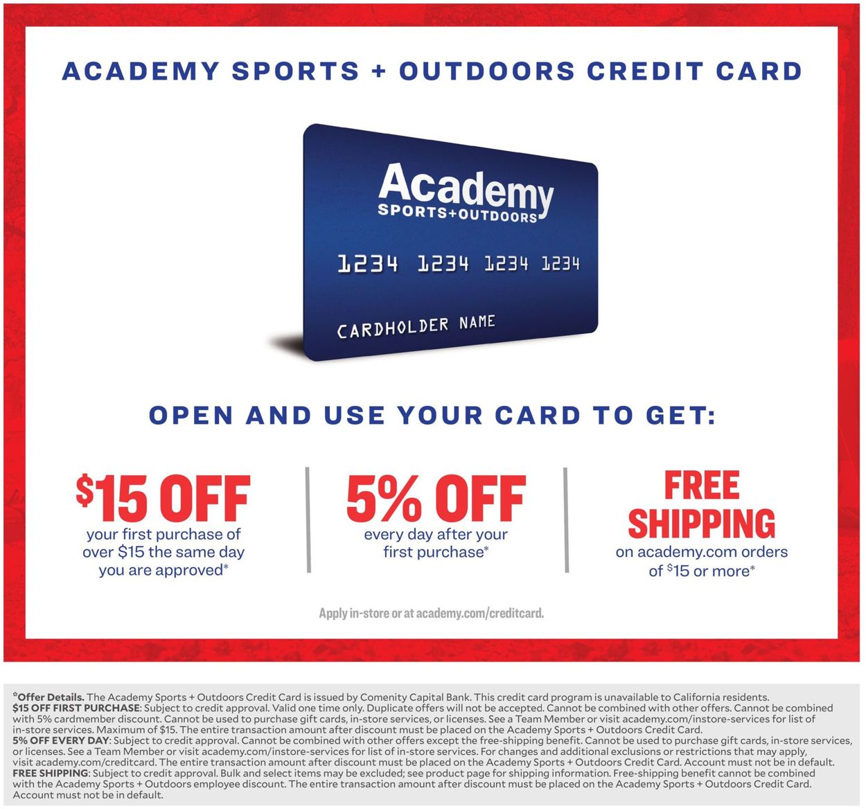 Catalogue Academy Sports from 09/14/2020