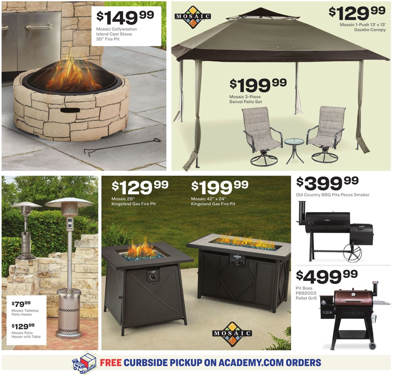 Academy Sports Cur Weekly Ad 10 12, Mosaic 28 In Kingsland Gas Fire Pit