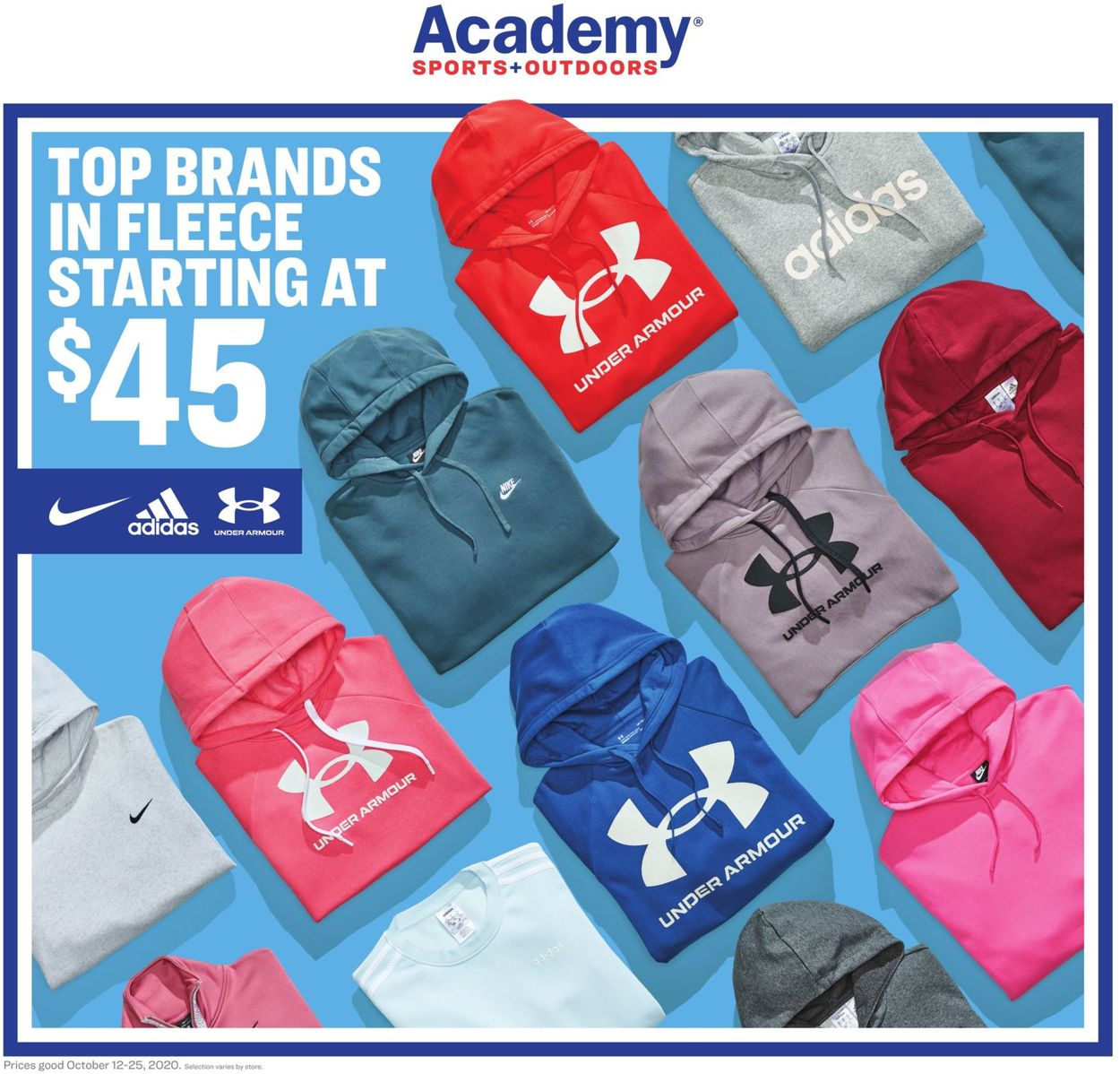 Catalogue Academy Sports from 10/12/2020