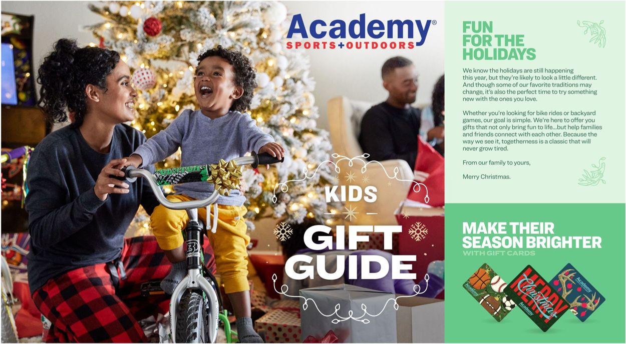Catalogue Academy Sports Holidays 2020 from 11/01/2020