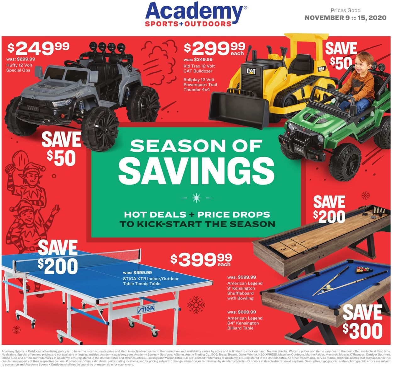 Catalogue Academy Sports from 11/09/2020