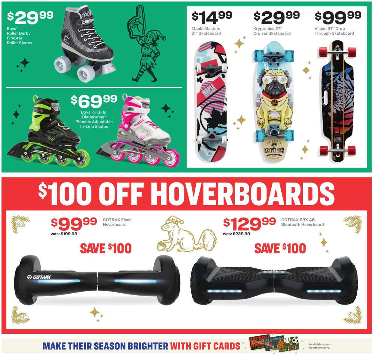 Catalogue Academy Sports Christmas Hot Deals 2020 from 12/14/2020