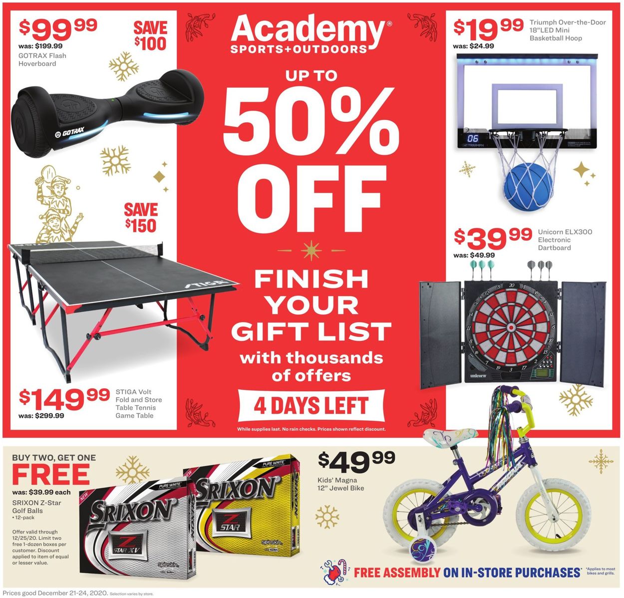 Catalogue Academy Sports from 12/21/2020