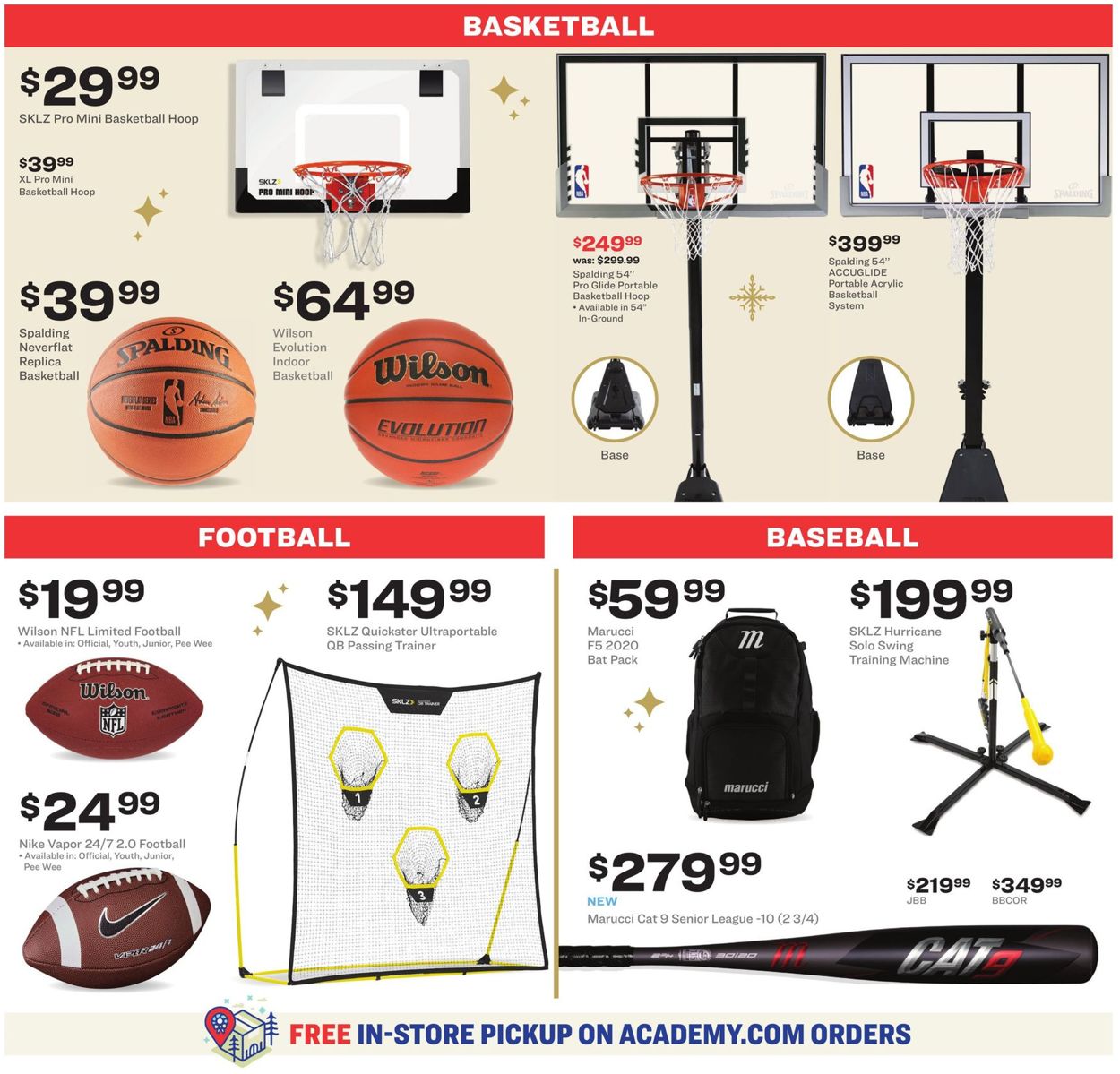 Catalogue Academy Sports from 12/21/2020