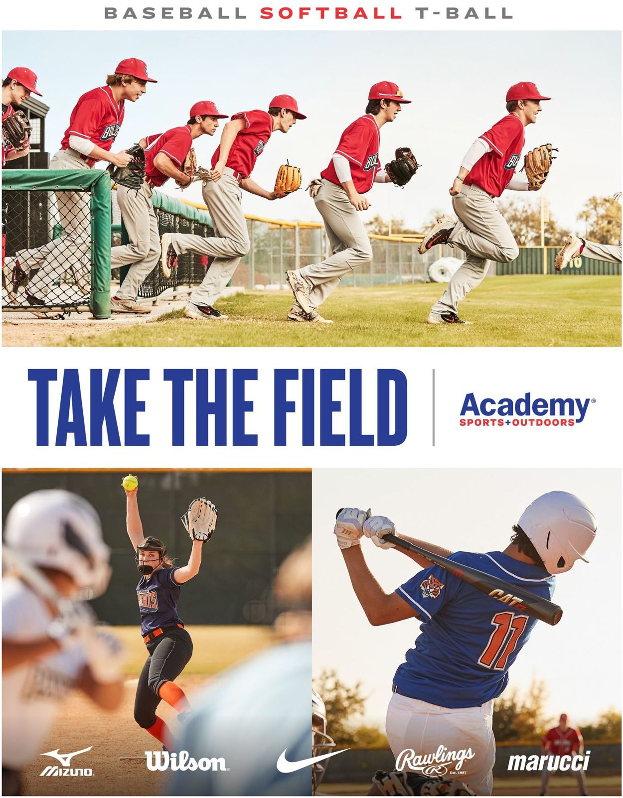Catalogue Academy Sports Baseball Gear Guide 2021 from 02/01/2021