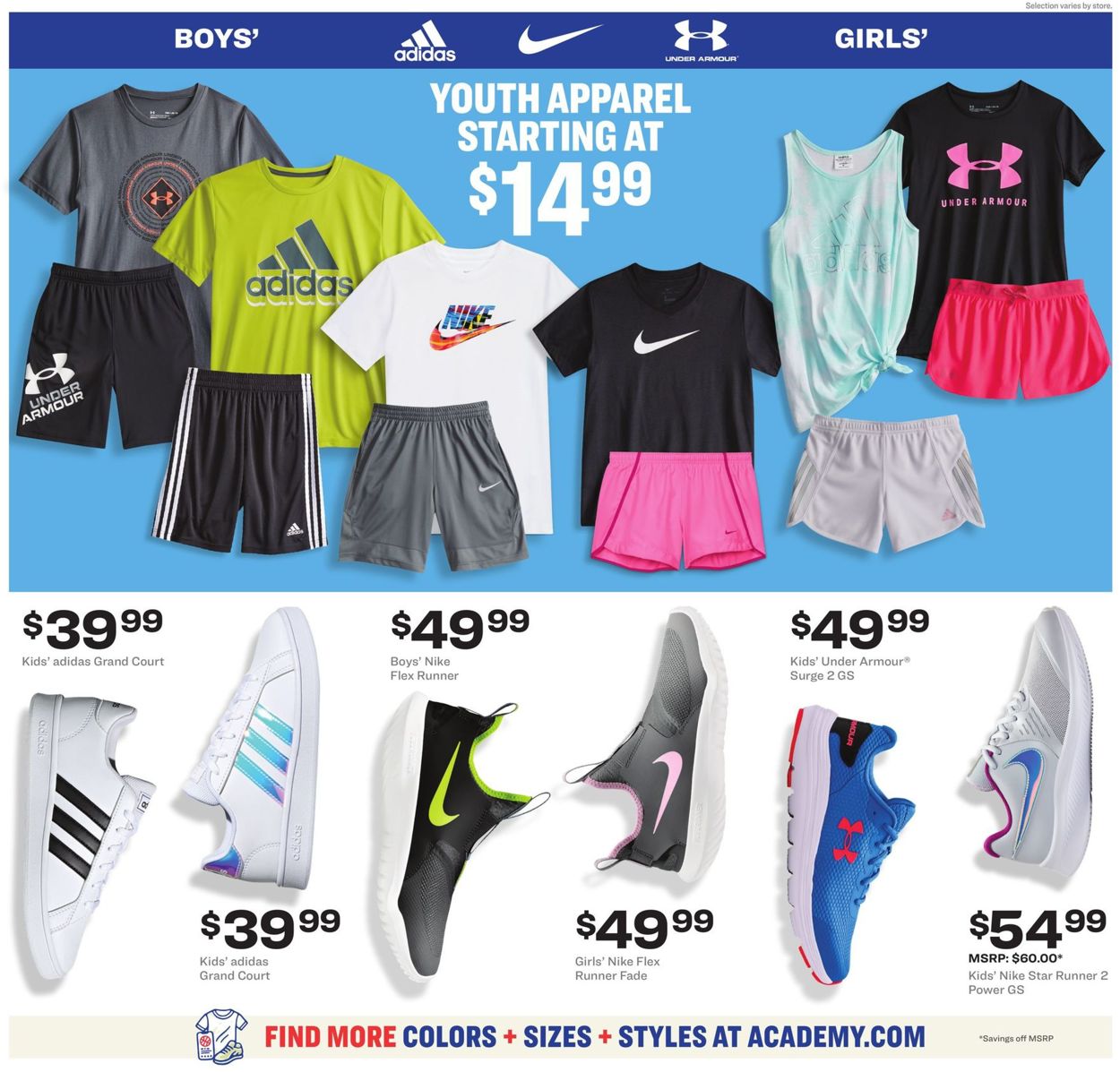 Catalogue Academy Sports from 03/15/2021