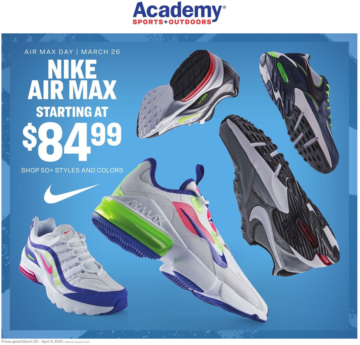 Catalogue Academy Sports from 03/22/2021