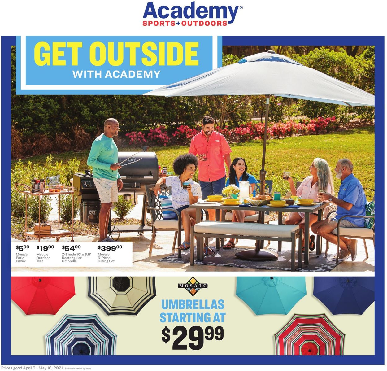 Catalogue Academy Sports from 03/24/2021