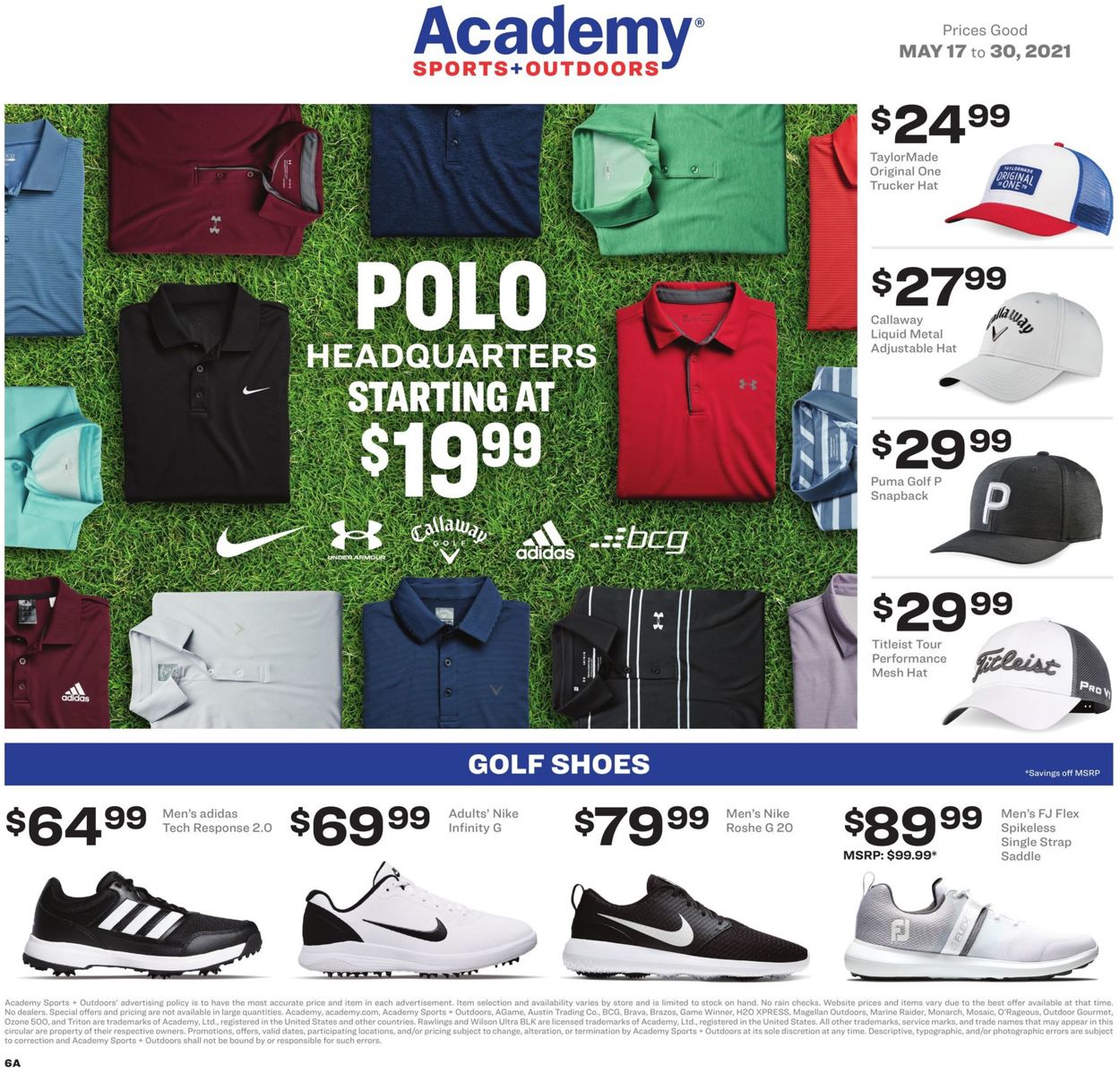 Catalogue Academy Sports from 05/17/2021