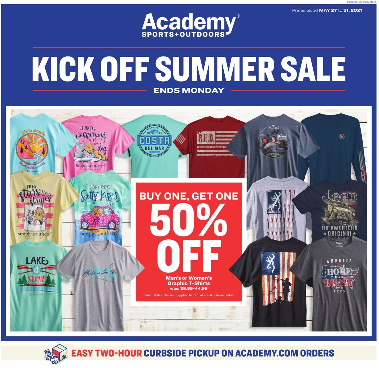 Catalogue Academy Sports from 05/27/2021