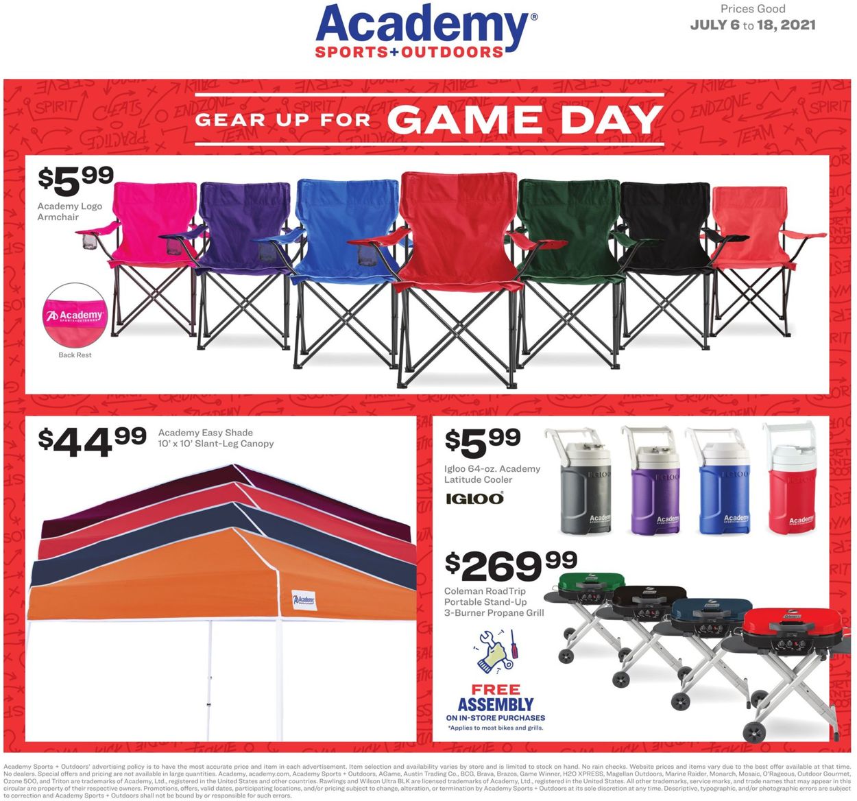 Catalogue Academy Sports from 07/12/2021