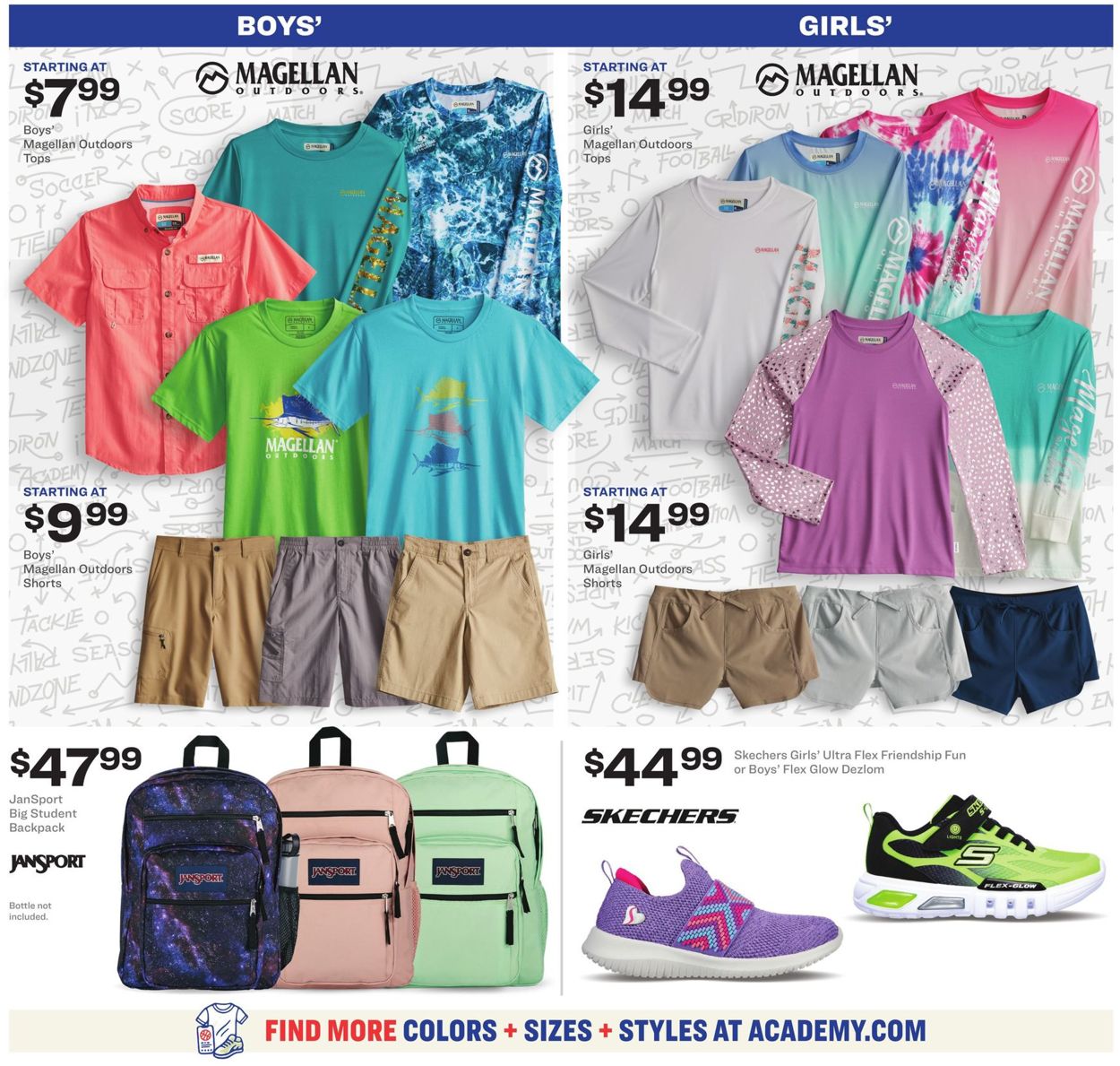 Catalogue Academy Sports from 07/19/2021