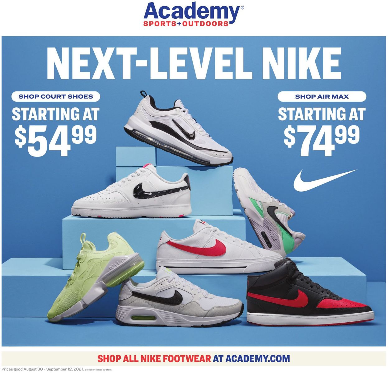 Catalogue Academy Sports from 08/30/2021