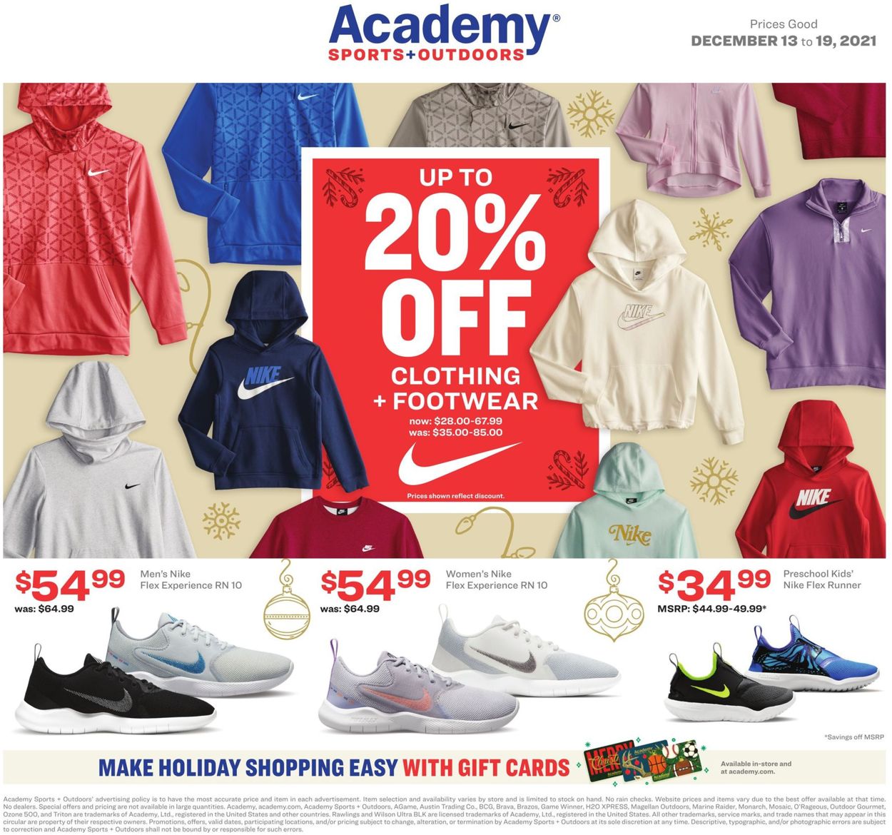 Catalogue Academy Sports CHRISTMAS 2021 from 12/13/2021