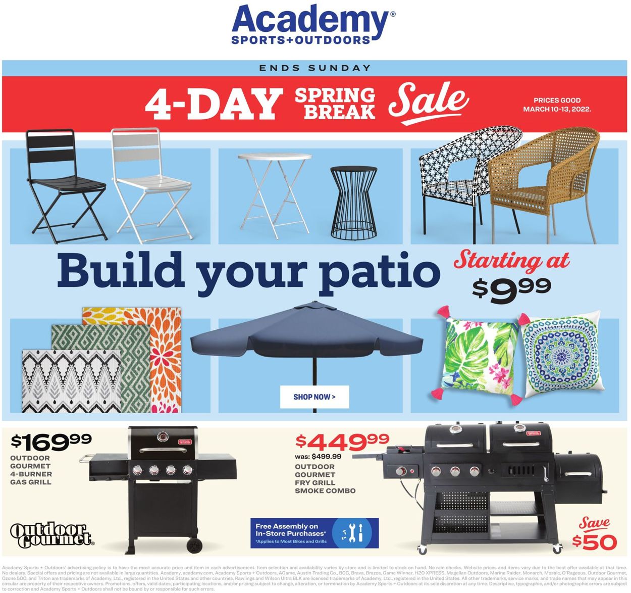 Catalogue Academy Sports from 03/10/2022