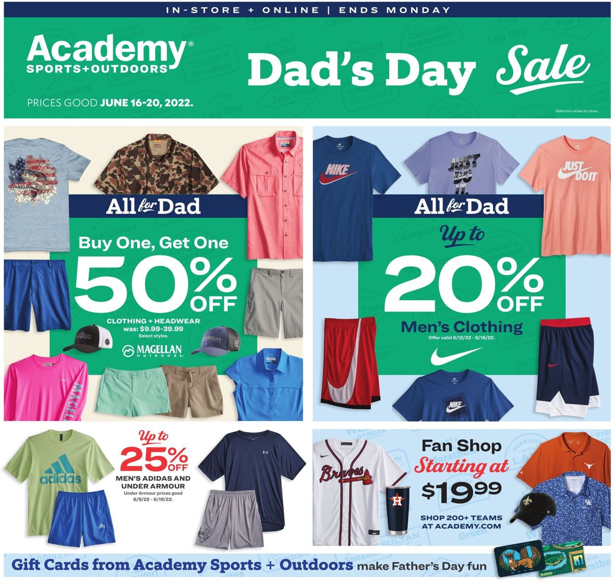 Catalogue Academy Sports from 06/16/2022