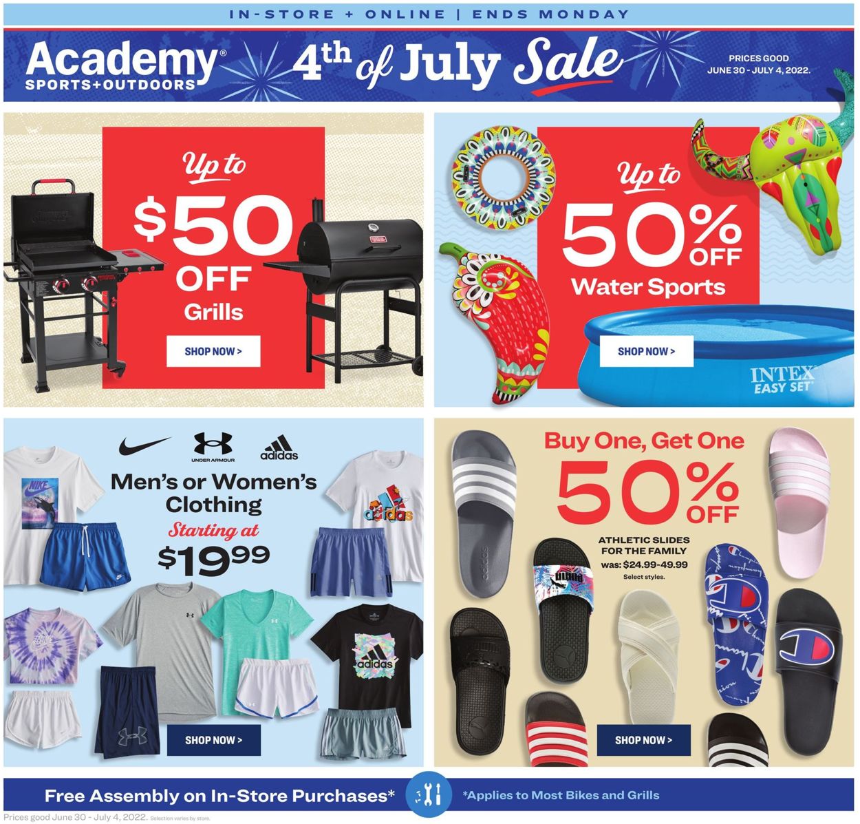 Catalogue Academy Sports - 4th of July Sale from 06/30/2022