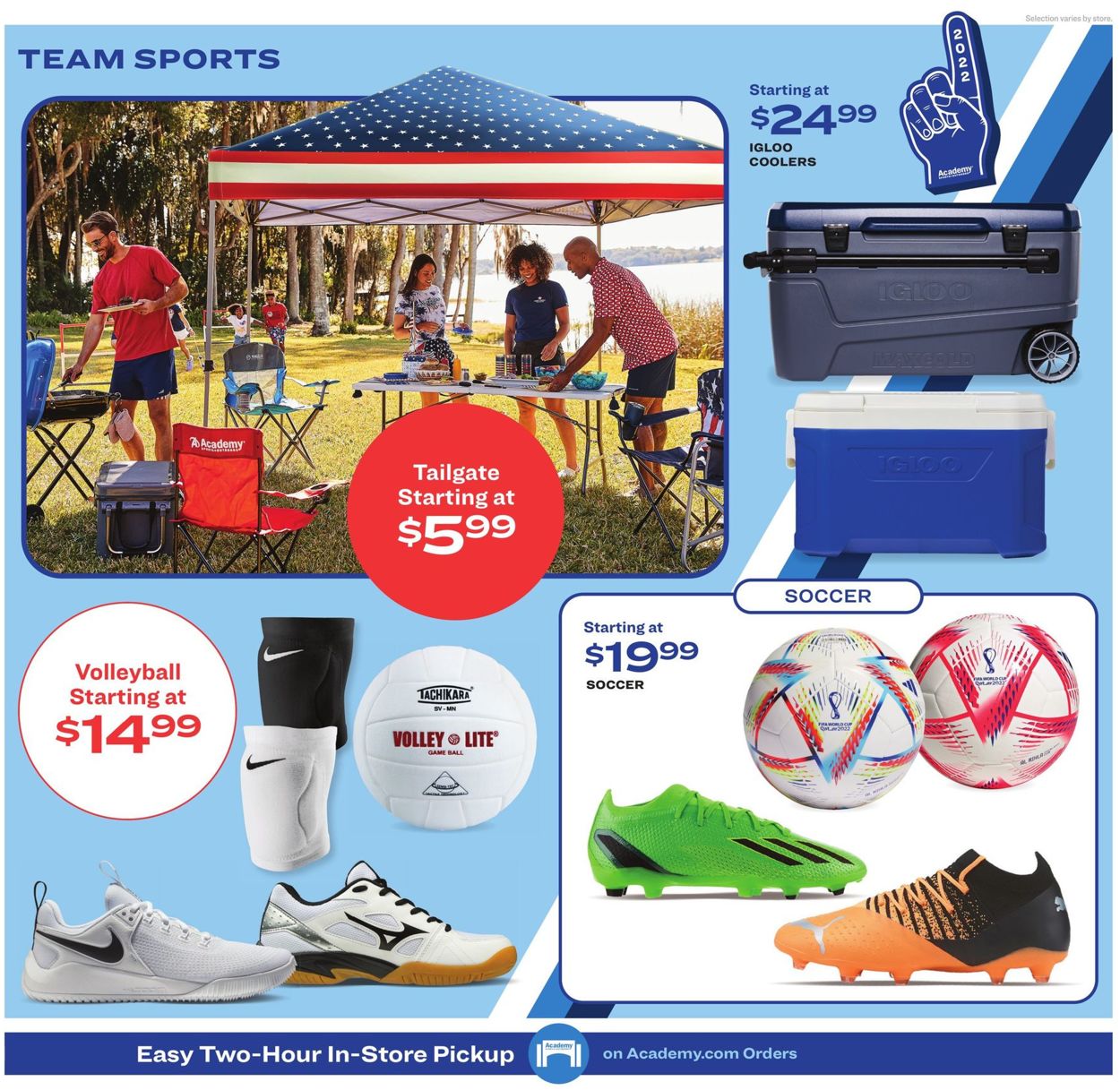 Catalogue Academy Sports from 07/31/2022