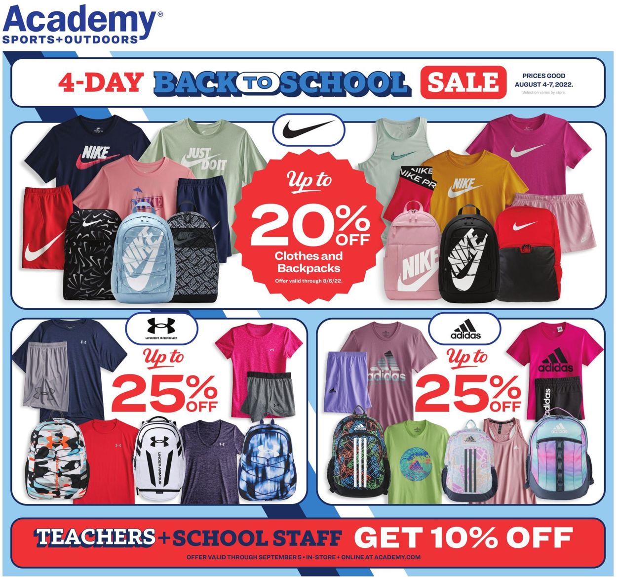 Catalogue Academy Sports from 08/04/2022