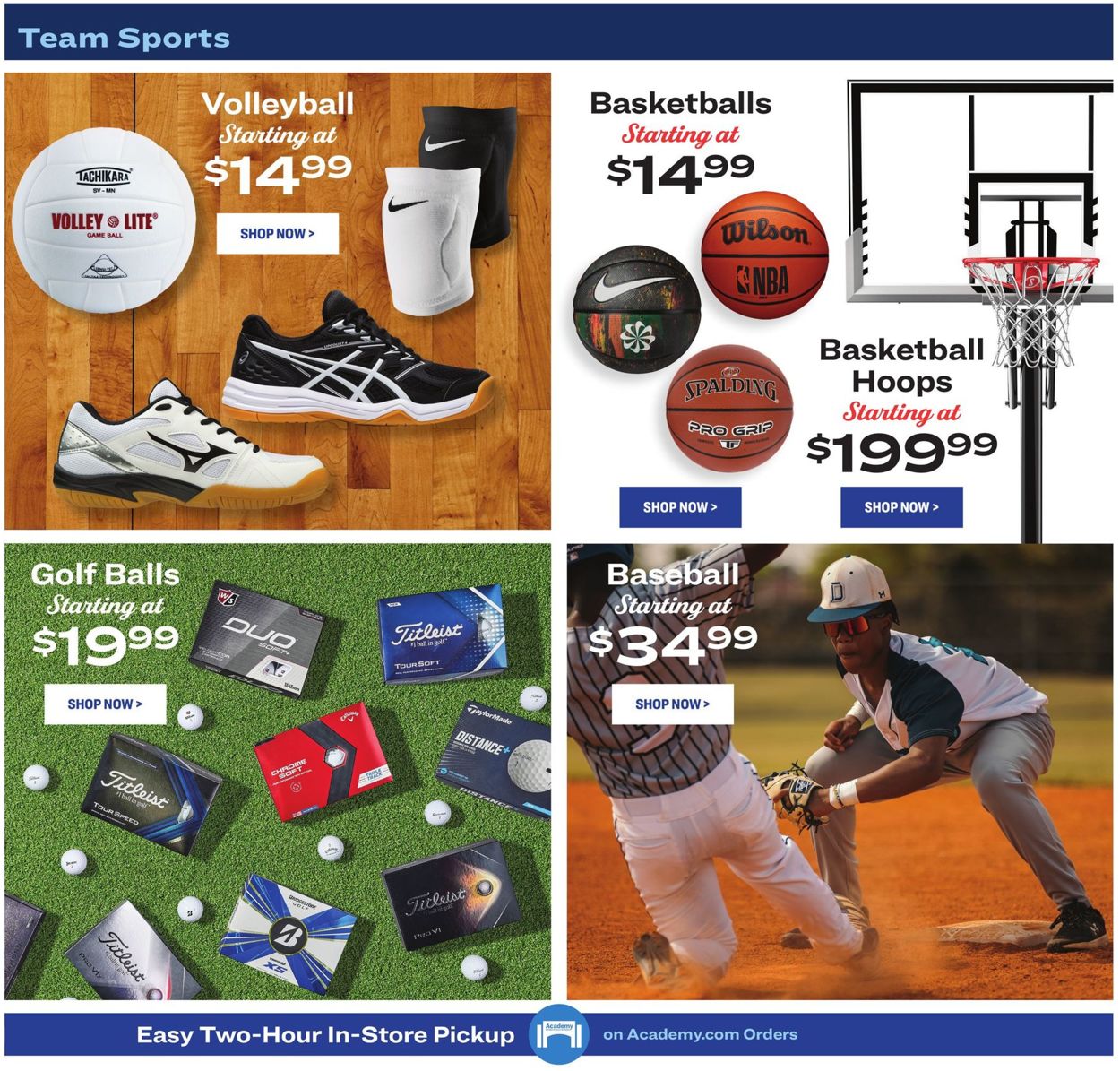 Catalogue Academy Sports from 08/29/2022