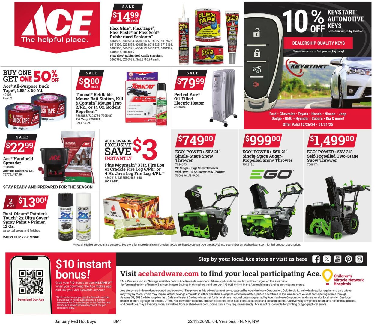 Catalogue Ace Hardware from 12/26/2024