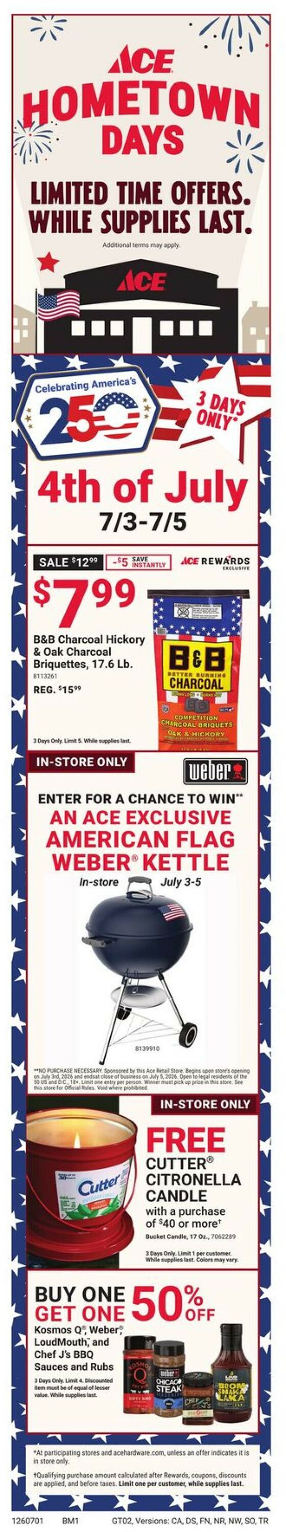 Catalogue Ace Hardware from 07/01/2026