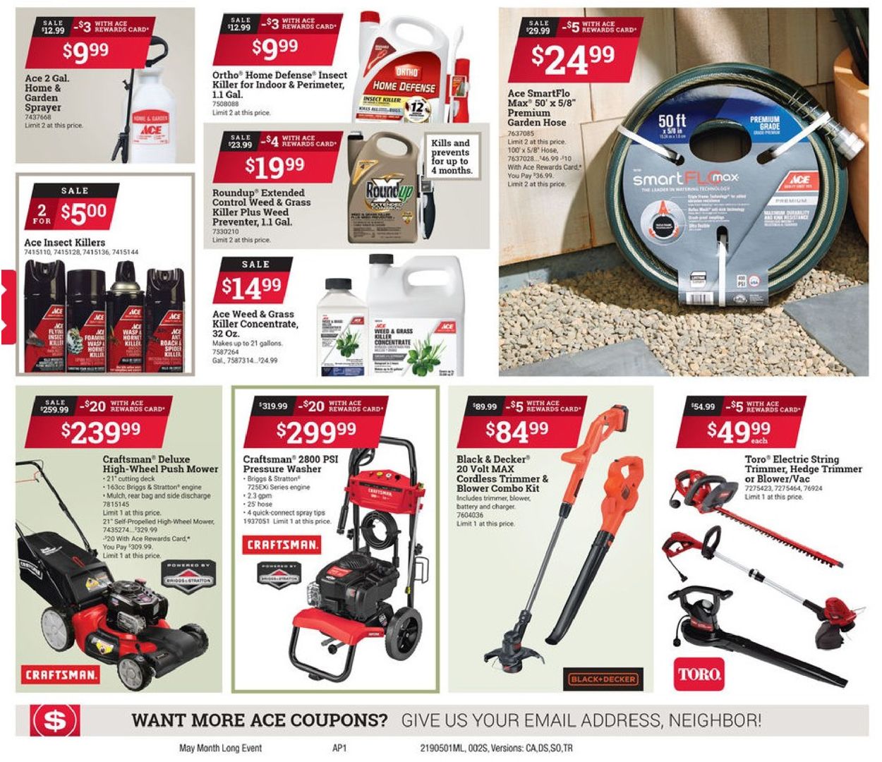 Catalogue Ace Hardware from 05/01/2019