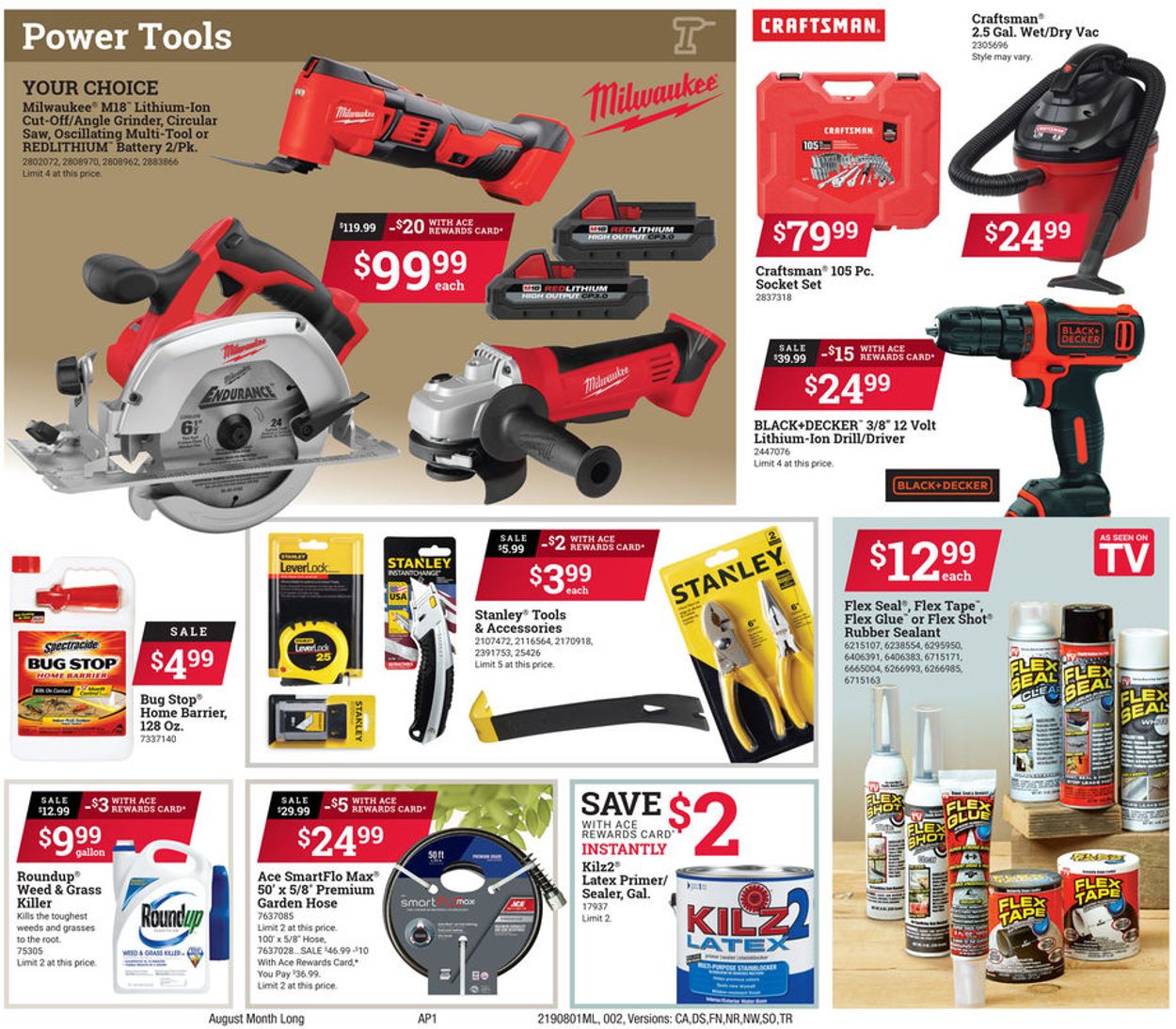 Catalogue Ace Hardware from 08/01/2019