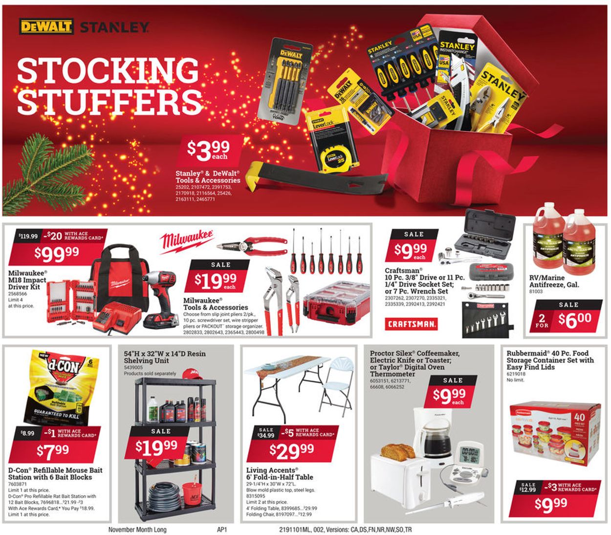 Catalogue Ace Hardware from 11/01/2019