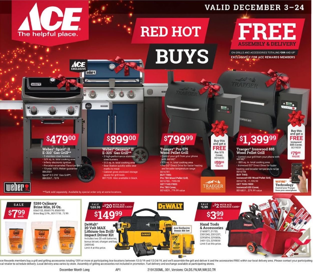 Catalogue Ace Hardware - Christmas Ad 2019 from 12/03/2019