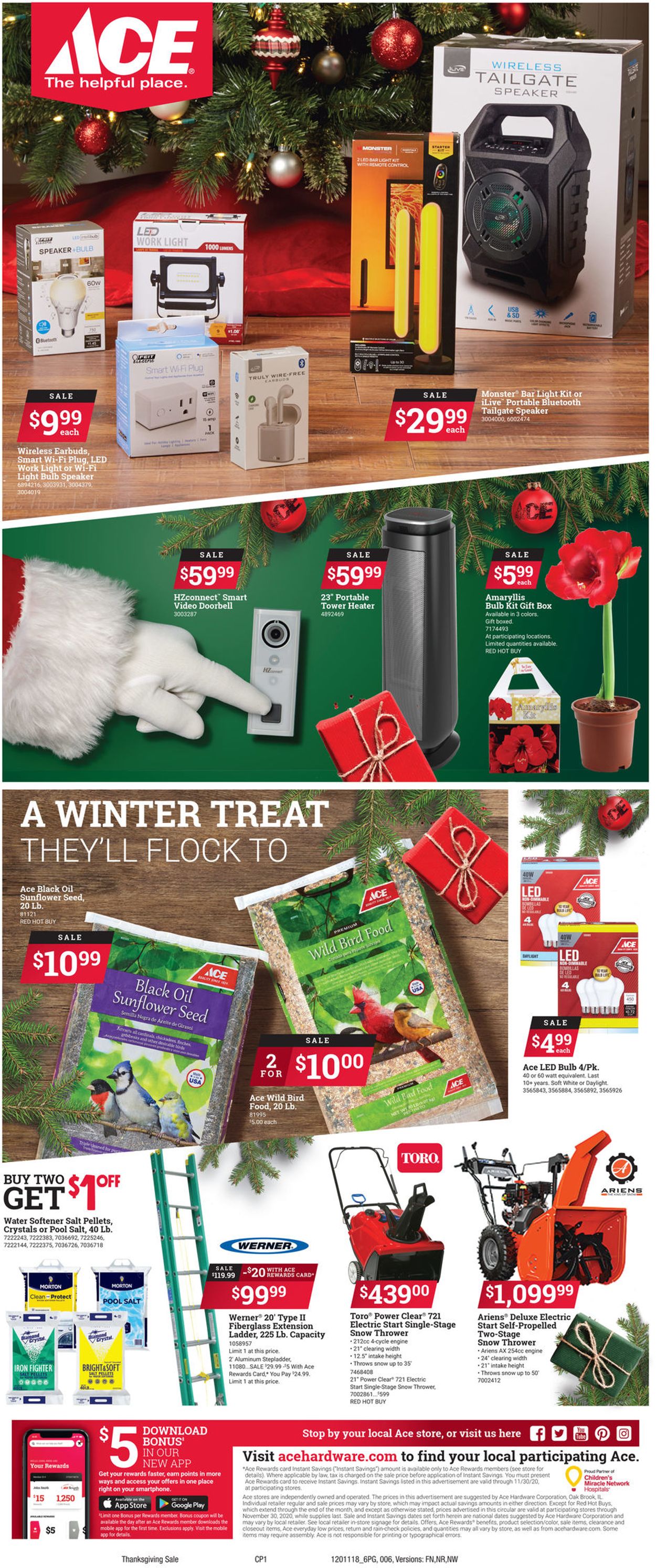 Ace Hardware Holiday 2020 Current weekly ad 11/18 11/30