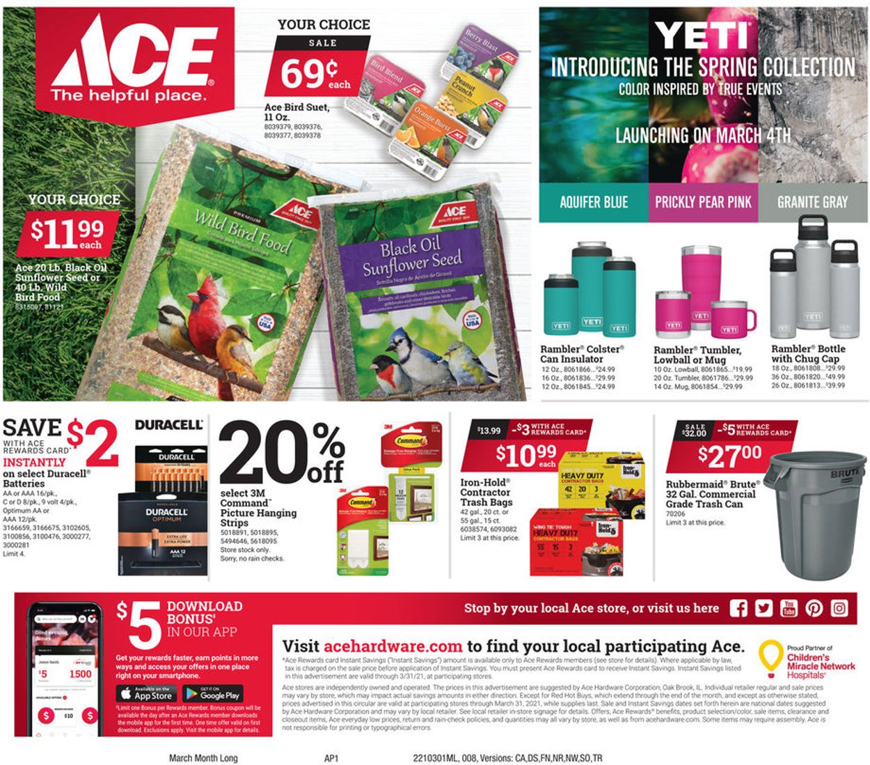 Ace Hardware Current weekly ad 03/01 03/31/2021 [8